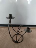 Kandelaar voor 2 kaarsen, Huis en Inrichting, Woonaccessoires | Kandelaars en Kaarsen, Gebruikt, Ophalen of Verzenden, Metaal