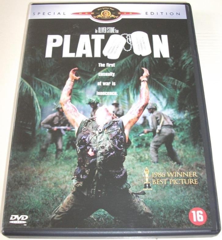 Dvd *** PLATOON *** Special Edition, Cd's en Dvd's, Dvd's | Actie, Zo goed als nieuw, Oorlog, Vanaf 16 jaar, Ophalen of Verzenden