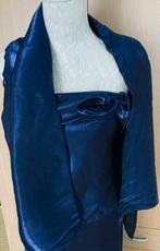Lange rok met top en stola maat 38 Yves Calin, Kleding | Dames, Gelegenheidskleding, Maat 38/40 (M), Overige typen, Blauw, Ophalen of Verzenden
