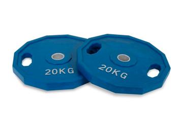 20 kg Rubber Olympische Schijvenset / 50 mm beschikbaar voor biedingen