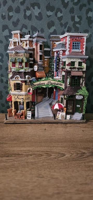  Lemax Parisian Stairs – Uniek en Zeldzaam Kerstdorp Acces beschikbaar voor biedingen
