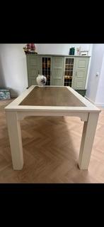 eettafel rofrahome, eiken wit, salontafel dressoir, 50 tot 100 cm, Gebruikt, Rechthoekig, Eikenhout