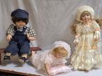 Porselein poppen, Verzamelen, Poppen, Ophalen of Verzenden, Zo goed als nieuw, Pop