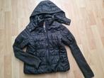 zwarte tussenjas, maat 110, Kinderen en Baby's, Kinderkleding | Maat 110, Ophalen of Verzenden, Zo goed als nieuw, Meisje, Jas