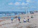 Alexander van Noort (1953) - Strandgezicht bij Zandvoort, Ophalen of Verzenden