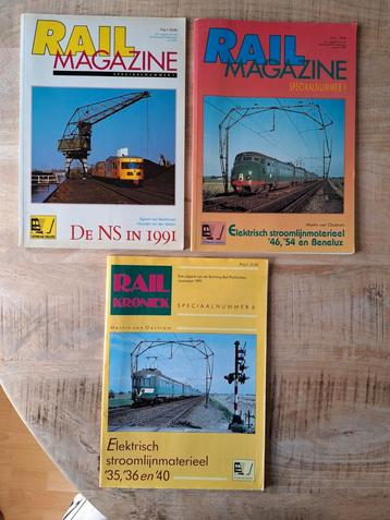 Rail Magazine 1992, 1994 & Rail Kroniek 1991 beschikbaar voor biedingen