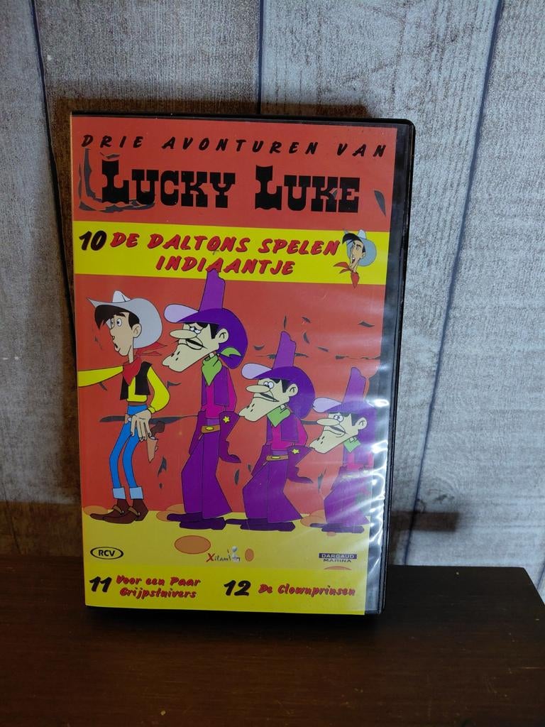 Lucky Luke - De Daltons spelen Indiaantje NIEUW IN FOLIE VHS, Cd's en Dvd's, VHS | Kinderen en Jeugd, Tekenfilm, Alle leeftijden