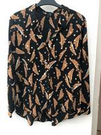 Mooie blouse zwart goud Vero Moda 42, Ophalen of Verzenden, Zo goed als nieuw, Maat 42/44 (L), Zwart