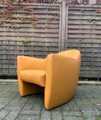 Prachtige vintage LeoLux Carabita fauteuil, Huis en Inrichting, Ophalen of Verzenden, Gebruikt, Leer, 75 tot 100 cm