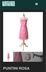 Tortini rose polkadot kunststof keukenschort excl.nieuw, Ophalen of Verzenden, Nieuw, Roze, Schort