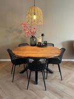 6 Kwantum Stoelen Webbing - Binnen/Buiten, Huis en Inrichting, Ophalen, Kunststof, Gebruikt, Zwart