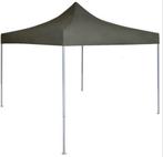 Partytent professioneel inklapbaar staal antraciet, nieuw, Verzenden, ., Partytent, Minder dan 4 meter