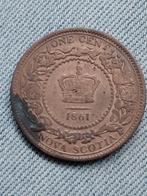 Canada, Nova Scotia 1 Cent 1861 Victoria, Verzenden, Noord-Amerika, Losse munt