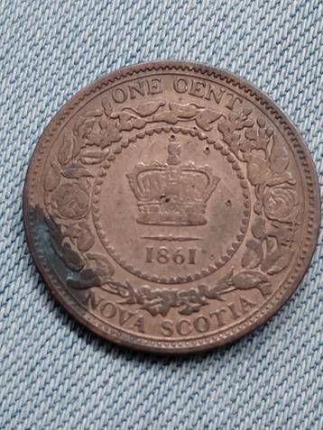 Canada, Nova Scotia 1 Cent 1861 Victoria beschikbaar voor biedingen