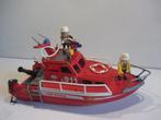 Playmobil Brandweer boot - 3128, Ophalen of Verzenden, Gebruikt, Los playmobil