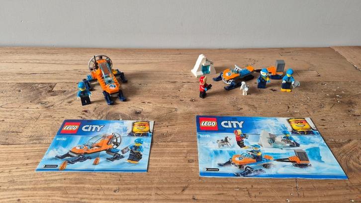 LEGO City Arctic 60190 Poolijsglider + 60191 Poolonderzoeker, Kinderen en Baby's, Speelgoed | Duplo en Lego, Zo goed als nieuw