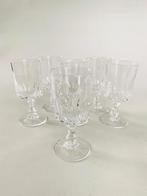 Set van 6 Cristal D'Arques glazen type Louvre - 115ml, Verzamelen, Glas en Borrelglaasjes, Verzenden, Zo goed als nieuw, Overige typen