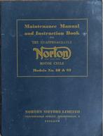 Norton Instructieboek Model 88 & 99 - 1960, Ophalen of Verzenden