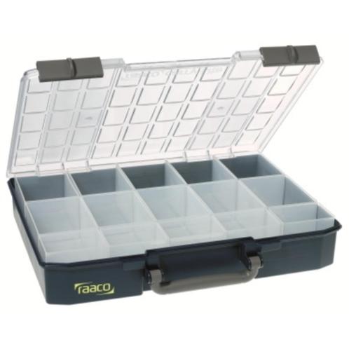 Raaco CarryLite 80 5x10-15, hoge vakkendoos, 15 inzetbakjes, Auto diversen, Autogereedschap, Nieuw, Ophalen of Verzenden