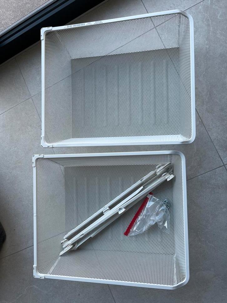 Ikea Komplement draadmand - wit, Huis en Inrichting, Kasten | Kledingkasten, Minder dan 100 cm, 50 tot 100 cm, 50 tot 75 cm, Ophalen