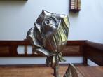 Vintage tinnen roos, Antiek en Kunst, Ophalen of Verzenden