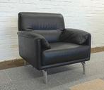 Leolux Bora Balanza fauteuil | Zwart leer, Huis en Inrichting, Modern design, Leolux, Info@andriesign.nl, Ophalen of Verzenden