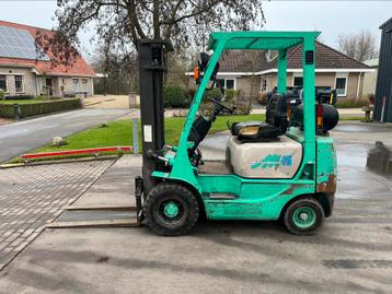 Mitsubishi FG15 Heftruck 1500KG Duplomast LPG Luchtbanden beschikbaar voor biedingen