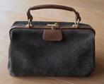 DeRutt tas, prachtige Retro damestas suede en leer detail, Ophalen of Verzenden, Gebruikt, Bruin, Handtas