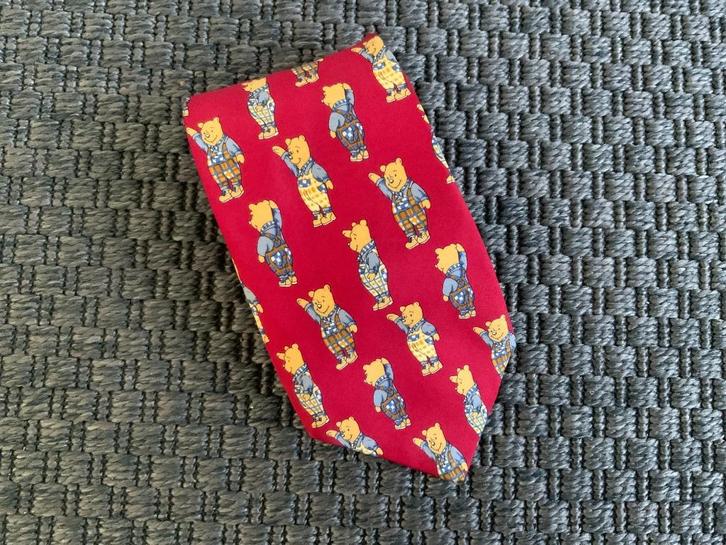 Mooie Disney Stropdas Winnie the Pooh - Winnie de Poeh, Verzamelen, Disney, Zo goed als nieuw, Overige typen, Winnie de Poeh of vrienden