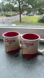 2 espressokopjes China Starbucks, Huis en Inrichting, Keuken | Servies, Ophalen of Verzenden, Nieuw, Keramiek, Kop(pen) en/of Schotel(s)