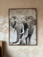 Schilderij | olifant | safari, Ophalen, Zo goed als nieuw, Print