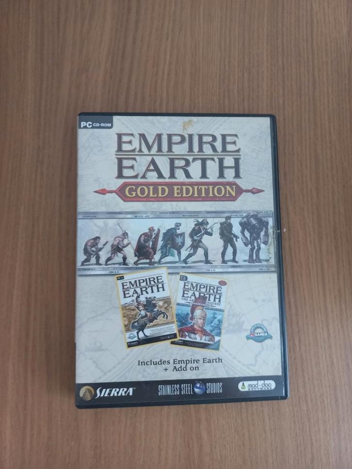 Empire Earth Gold Edition PC, Spelcomputers en Games, Games | Pc, Gebruikt, Strategie en Constructie, Ophalen of Verzenden