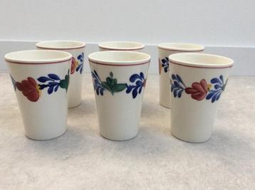  Puntgave vintage boerenbont bekers beschikbaar voor biedingen