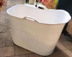 ZITBAD Kunststof,wit, in goede staat maat 90x50x59, Huis en Inrichting, Ophalen, Overige typen, 50 tot 100 cm, Zo goed als nieuw