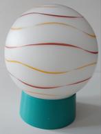 Vintage glazen bol. Lamp., Ophalen of Verzenden, Gebruikt