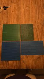 4 LEGO grondplaten bouwplaten gras groen / blauw water, Kinderen en Baby's, Speelgoed | Duplo en Lego, Ophalen of Verzenden, Gebruikt