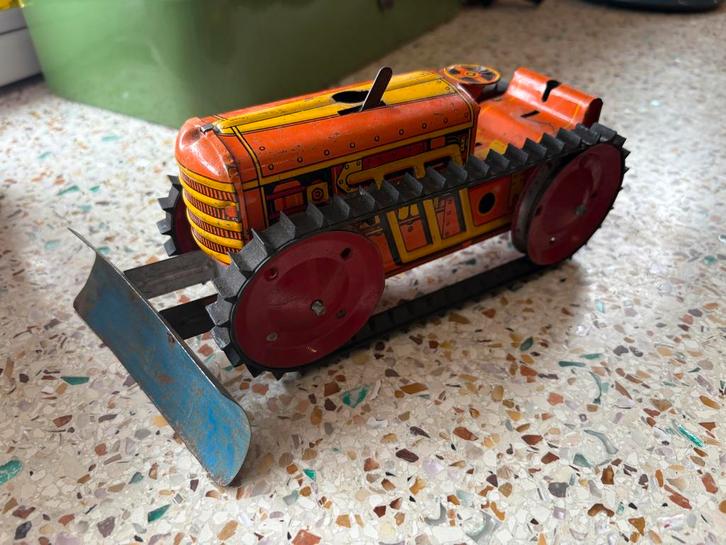 Marx bulldozer (1930-1950), Antiek en Kunst, Antiek | Speelgoed, Ophalen of Verzenden