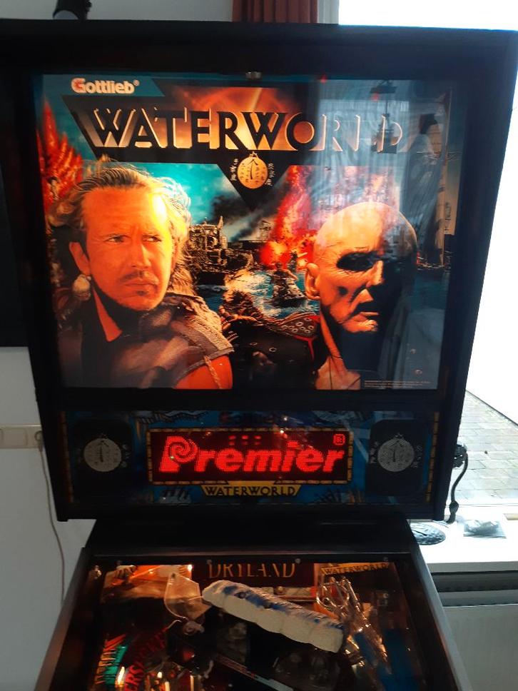 Flipperkast Waterworld van Gottlieb, Verzamelen, Automaten | Flipperkasten, Gebruikt, Dot-matrix, Flipperkast, Gottlieb, Ophalen