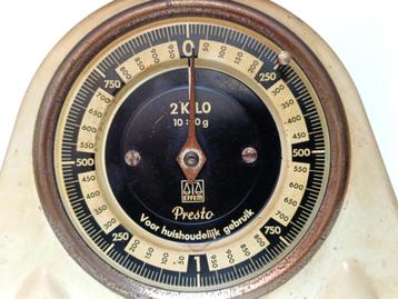 Vintage keukenweegschaal Duitse Effem Werkend & Decoratief beschikbaar voor biedingen