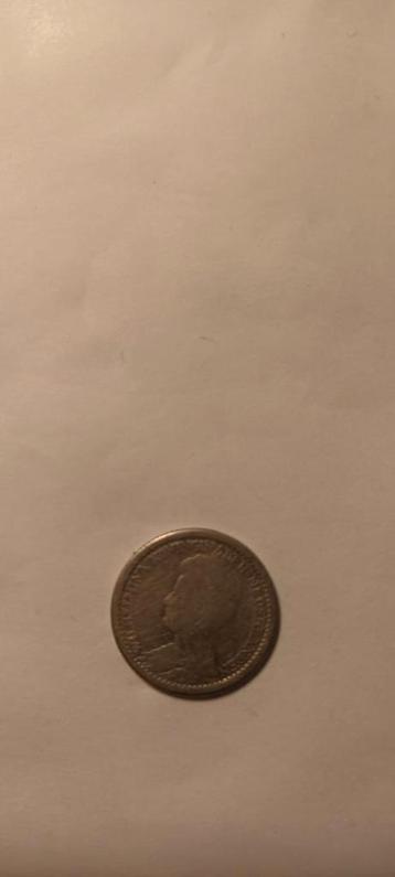 25 Cent Wilhelmina 1917 beschikbaar voor biedingen