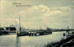 Maarssen Spoorbrug en Station en zeilboot st 1906