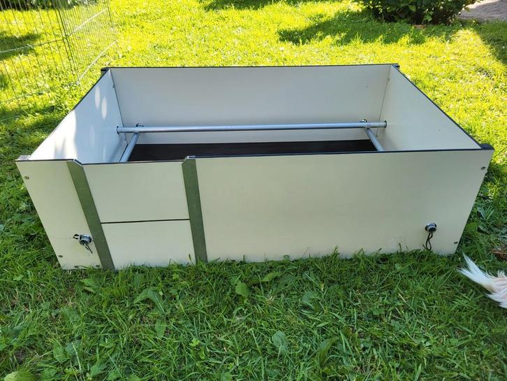 Werpkist/werpbak kooikerhond, Dieren en Toebehoren, Hondenhokken, Gebruikt, Minder dan 65 cm, 75 tot 110 cm, Ophalen