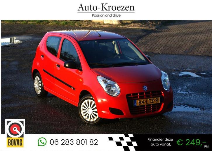 Suzuki Alto 1.0 Comfort Plus | Airco | Org NL | Lage KM NAP, Auto's, Suzuki, Bedrijf, Te koop, Alto, ABS, Airbags, Airconditioning