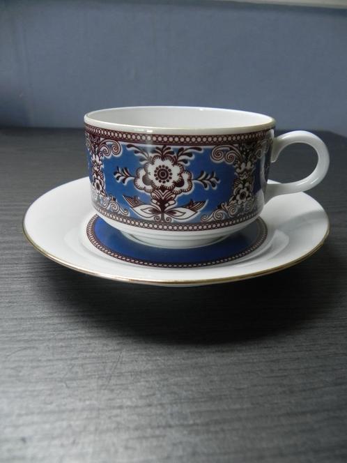 Mosa kop en schotel drie poortjes, Antiek en Kunst, Antiek | Servies los, Ophalen