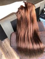 Clip in extensions 100% virgin Brazilian human hair 22 inch, Nieuw, Ophalen of Verzenden, Pruik of Haarverlenging