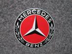 MERCEDES EMAILLE RECLAMEBORD, Verzamelen, Merken en Reclamevoorwerpen, Ophalen, Zo goed als nieuw, Reclamebord