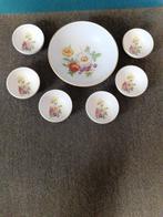 Vintage Pinda set Flora keramiek Gouda holland Carla 660, Antiek en Kunst, Antiek | Keramiek en Aardewerk, Ophalen of Verzenden