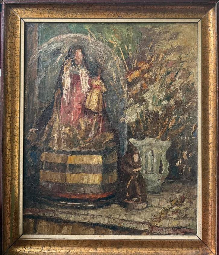 A. van Steenacker - stilleven, Antiek en Kunst, Kunst | Schilderijen | Klassiek, Ophalen of Verzenden