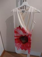 Smashed Lemon zomerjurk creme met grote roze bloem S 36, Kleding | Dames, Jurken, Ophalen of Verzenden, Zo goed als nieuw, Roze