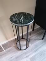 Plantentafel Bongso, Huis en Inrichting, Tafels | Bijzettafels, Ophalen, Minder dan 55 cm, Metaal of Aluminium, Rond